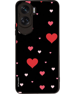 Sonique Heart Series Θήκη (Honor 90 Lite 5G) Μαύρο