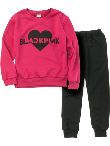 Παιδικό σετ φόρμας online για κορίτσια Blackpink season φούξια