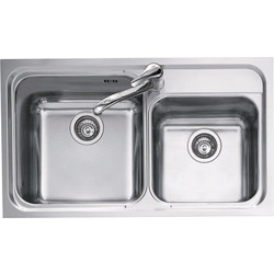 Macart Omnia N-200 Ένθετος Νεροχύτης Inox Σαγρέ