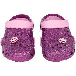Zig-Zag Burab Glitter Clog Παιδικά Παπούτσια Θαλάσσης για Κορίτσι Μωβ Z232302-4140
