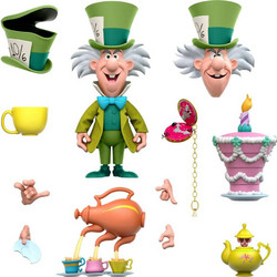 Super7 Alice In Wonderland Ultimates The Tea Mad Hatter 18cm