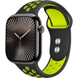 Crong Duo Sport Λουράκι Σιλικόνης Yellow (Apple Watch 38 / 40 / 41mm)
