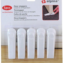 Alpina - Door stopper 5 pcs. (white) - (871125224904)