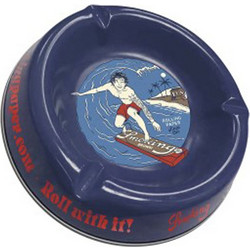 Smoking Τασάκι Μεταλλικό Large Blue Surf - 20cm
