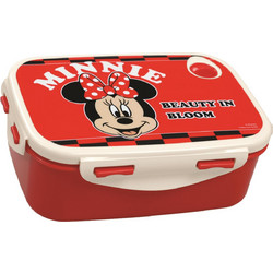 Gim Minnie Love Πλαστικό Παιδικό Δοχείο Φαγητού Κόκκινο