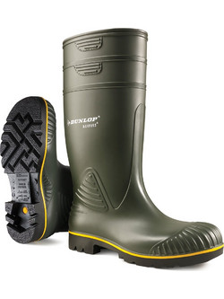 Dunlop Acifort Γαλότσες Εργασίας Γονάτου Χακί B440631