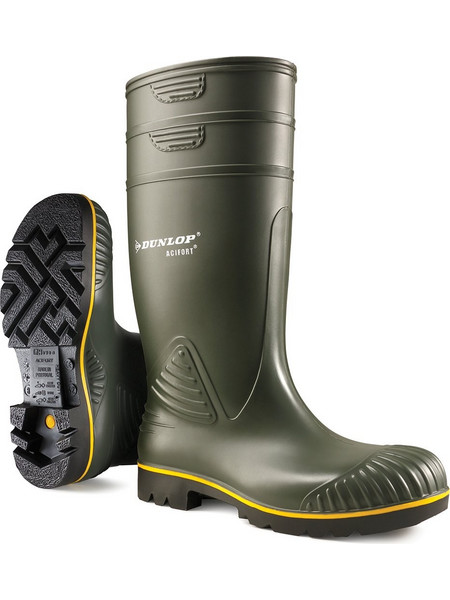 Dunlop Acifort Γαλότσες Εργασίας Γονάτου Χακί B440631