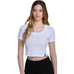 Target Γυναικείο Αθλητικό Crop Top Λευκό S25-66504-01
