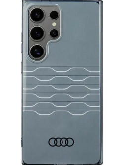 Audi IML Geometric Pattern Case S24 Ultra S928 gray/gray hardcase AU-IMLS24U-A6/D3-GY - (AUDI000143-0)