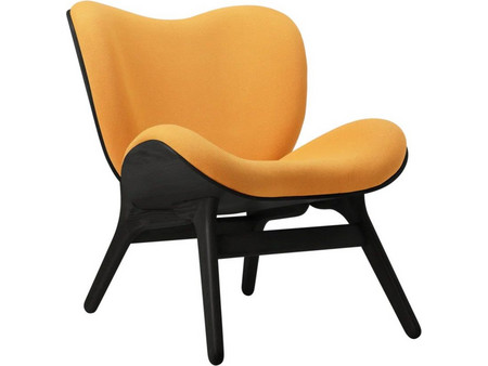 Πολυθρόνα Α Conversation Piece 5102C701-06 70x83x83cm Black Oak Tangerine