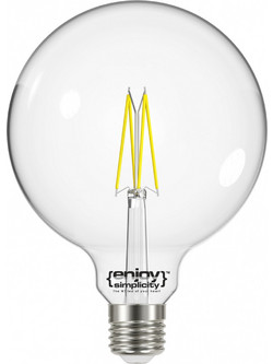 EL901102 | EL901102 | SMART Wi-Fi+BLE ON/OFF/DIM G125 FILLAMENT LED 6.3W(60W)|E27|2700k|806lm|enjoysimplicity(TM)