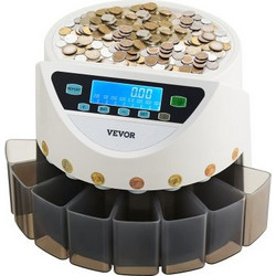 VEVOR Μετρητής Κερμάτων EURO με Μεγάλη Οθόνη LCD και 5 Σωλήνες Κερμάτων YBQDJOY8ZFJJXVW7GV2