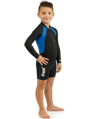 Cressi Sub Shorty Wetsuit Monoshort Black/Blue 1.5mm