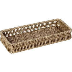 Δισκος Synth. Rattan Μπεζ 26Χ11Χ4Εκ 6τμχ