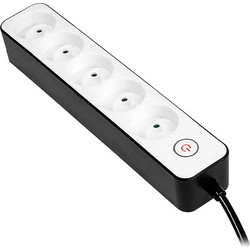 BORMANN BCR1012 Πολύμπριζο 5 Θέσεων Σούκο 3x1.5mm με Διακόπτη