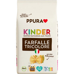 Ppura Βιολογικά Παιδικά Ζυμαρικά Farfale Tricolore 500g 17562