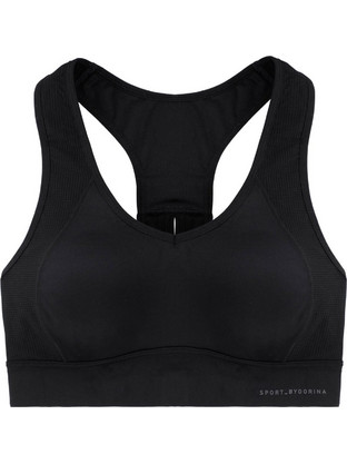 Dorina Race Eco Fibres Αθλητικό Μπουστάκι με Μέτρια Στήριξη & Αφαιρούμενη Ενίσχυση Μαύρο D001969MI056-BK0001