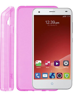 Idol 1991 Ultra Thin TPU Θήκη 0.3mm Ροζ (ZTE Blade S6)