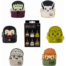 Loungefly Mystery - Universal Monsters Mini Backpack Μπρελόκ (Τυχαίο Περιεχόμενο)