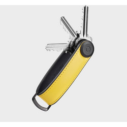 OrbitKey - Hybrid Leather Key Organiser - Solar Yellow