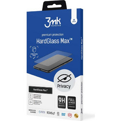 3mk HardGlass Max Privacy Tempered Glass (Samsung Galaxy S25 Edge) Μαύρο