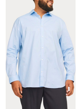 Jack & Jones Ανδρικό Πουκάμισο Μακρυμάνικο 12125792 Cashmere Blue