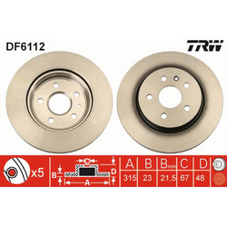 Trw Δισκόπλακα - DF6112