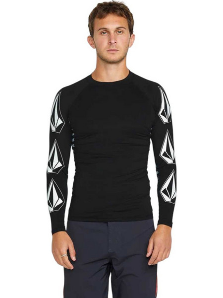 VOLCOM M 1.5MM DEADLY STONE LS JKT WETSUIT - A9612500-BLK