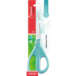 Ψαλιδι Essentials Green 21 cm Ασυμμετρο Παστελ Blister 468111