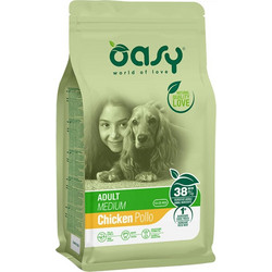 Oasy Lifestage Adult Medium Chicken 12kg
