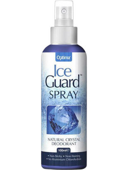 Optima Ice Guard Φυσικό Αποσμητικό Spray Κρύσταλλος Χωρίς Αλουμίνιο 100ml