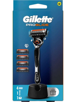 Gillette Fusion 5 Proglide Flexball Ξυραφάκι με Ανταλλακτικές Κεφαλές με 5 Λεπίδες & Λιπαντική Ταινία + Ανταλλακτικά Ξυραφάκια 4τμχ