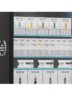 Kiwi Spark Black Ηλεκτρονικό Τσιγάρο Pod Kit 2ml με Ενσωματωμένη Μπαταρία