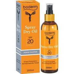 Boderm Prototype Dry Λάδι Μαυρίσματος Σώματος SPF20 200ml