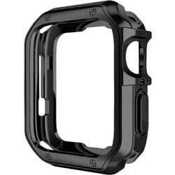 Hurtel Soft Strong Πλαστική Θήκη για Apple Watch 7 / 8 / 9 41mm Μαύρη