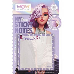 Χαρτάκια σημειώσεων Wow Generation Assortment αυτοκόλλητα διάφανα Enjoy the music 75Φ (WOW00081C)