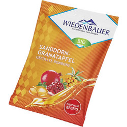 Wiedenbauer Καραμέλες Ιπποφαές με Ρόδι & Βιταμίνη C 75gr