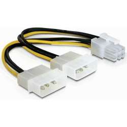 ADAPTER ΤΡΟΦΟΔΟΣΙΑΣ 6pin ΓΙΑ KAΡΤΑ ΓΡΑΦΙΚΩΝ