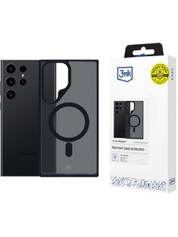 3mk Smoke MagCase Θήκη Samsung Galaxy S23 Ultra Semi-Transparent (156044-0)