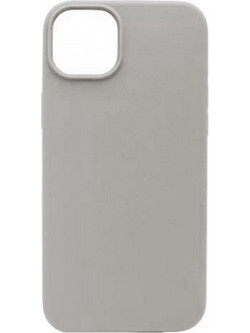 Θήκη Rubber Ενισχυμένης Σιλικόνης για iPhone 15 Plus Γκρί