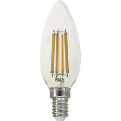 LED Λάμπα E14 Κεράκι Filament 7W Diolamp 360 860lm 2700K - FLAM7WW