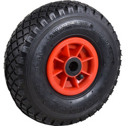 EXPRESS ΤΡΟΧΟΣ Φ260 mm - 10'Χ3.00-4 ΠΛΑΣΤΙΚΗ ΖΑΝΤΑ Φ20 mm ΦΟΥΣΚΩΤΟΣ ΜΕ ΣΑΜΠΡΕΛΑ - 2PR (20647)