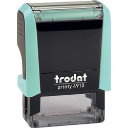 TRODAT PRINTY 4910 με τα στοιχεία σας (1-2 λέξεις) (25x8mm) PASTEL ΠΡΑΣΙΝΟ