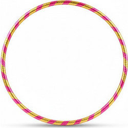 Παιδικό Στεφάνι Hula Hoop 55cm 25450-03 - ΡΟΖ-ΚΙΤΡΙΝΟ