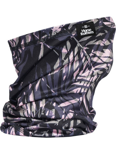 HORSEFEATHERS NECK W WARMER BLACK LEAVES
