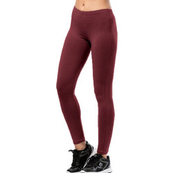 Bodymove Γυναικείο Κολάν Μακρύ Βαμβακερό Μπορντό 100-3