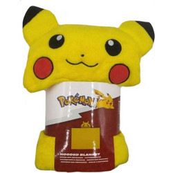 Pokemon Coral Hooded Blanket Pikachu 120 x 150 cm - CB611584