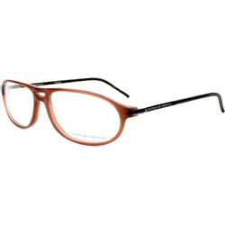 Porsche Design P8138 B Ανδρικός Σκελετός Γυαλιών Οράσεως Κοκάλινος Μαύρος Καφέ