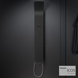 ΣΤΗΛΗ ΝΤΟΥΖ ASTREA ICOS ΥΨΟΣ 140 εκ. BLACK MATT ASTREA-400