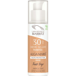 Laboratoires de Biarritz Alga Maris Beige Αντηλιακή Κρέμα Προσώπου με Χρώμα SPF30 50ml